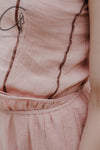 BASERANGE short wrap skirt SKSKW-LC-SP24 light pink (SKSKW1)